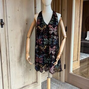 Free People Sequin Butterfly Dress